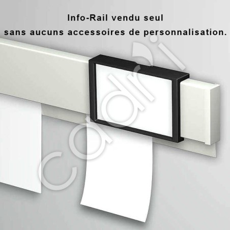 Info-Rail Personnalisable Blanc