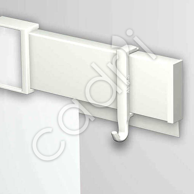 Clip Hanger - Petit crochet blanc pour Info-Rail Personnalisable